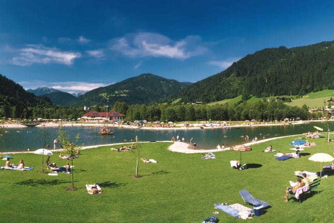Sommerurlaub - Badesee in Eben i. P.