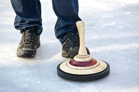 Winterurlaub in Wagrain, Eisstockschießen